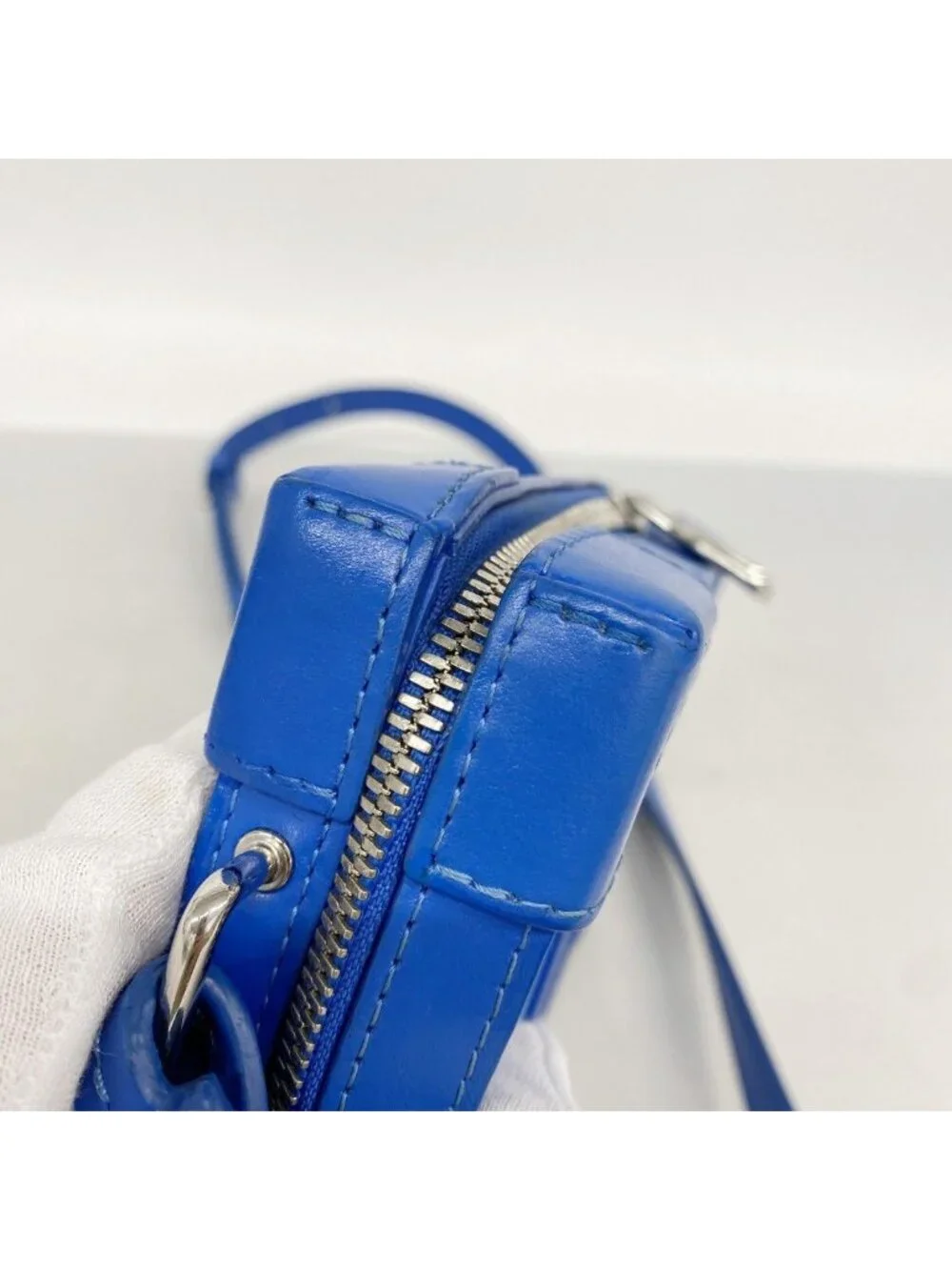 Louis Vuitton Shoulder Bag Monogram Clouds Soft Trunk Wallet Blue White